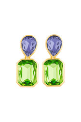 Earrings Superchromatic Peridot Peridot front view