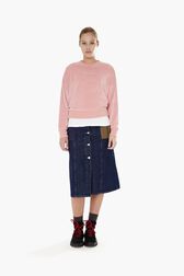Sweatshirt velours rykiel Rose vue de détail 1