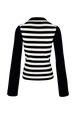 Women Jane Birkin Sweater Black/white back view