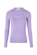 Women Plain Front Keyhole Top Lilac front view