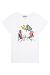 Jersey Girl T-shirt White front view