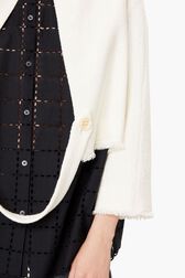 Veste tweed en lin Naturel vue de détail 2