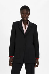 Blazer oversize femme Noir vue de détail 1