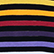 Robe polo oversize rayé multicolore femme Noir 
