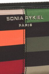 Forever Nylon Striped Zipper Wallet Multico details view 2