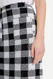 Women Sequined Skirt Black details view 2