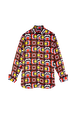 Chemise longue motif Mai 68 femme Multico crea vue de face