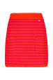 Women Striped Mini Skirt Striped fuchsia/coral front view