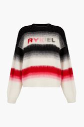 Pull en baby alpaga Noir vue de face