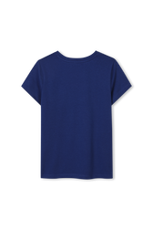 T-shirt imprimé Bleu vue de dos