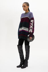 Long-Sleeved Crew-Neck Jumper Multico details view 1