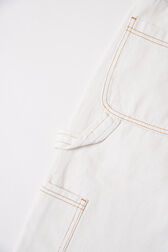 Pantalon cargo droit fille toile - BONTON x Sonia Rykiel Creme vue de détail 2