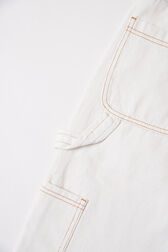 Girl Straight High Cargo Pants - Bonton x Sonia Rykiel Cream details view 2