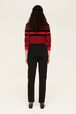 Women Cotton Jersey Jogging Black back worn view