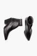 Rykiel Boots in Leather and Lurex Mesh Black details view 1
