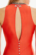 Robe mi longue en jersey Lipstick vue de détail 1