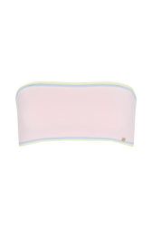 Bandeau avec bords contrastants femme Baby rose vue de face