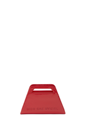 Trapeze "MY RYKIEL BAG" Vinyl Bag Red front view