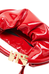 Domino Mini Vinyl Bag Red details view 3