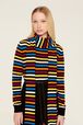 Women Iconic Multicolor Striped Sweater Multico iconic striped details view 7