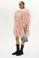 Luxury Ostrich Feather Dress Pink details view 1
