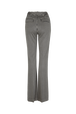 Pantalon à carreaux en jersey Carreaux noir/blanc vue de dos