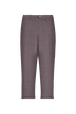 Pantalon coupe cigarette à carreaux prince de galles Carreaux navy/brown vue de dos