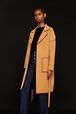 Manteau double face laine femme Beige vue de détail 2