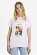 T-shirt coton femme Baby rose vue de détail 1
