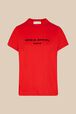 Women Sonia Rykiel logo T-shirt Red front view