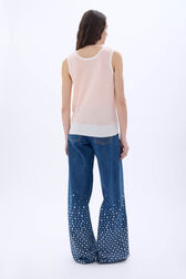Pull débardeur épingle Peach vue portée de dos