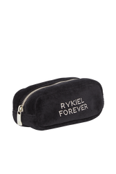 Velvet case Black back view