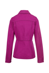 Denim Fushia Jacket Fuchsia back view
