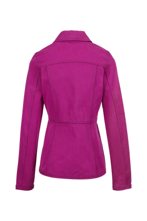 Veste en jean fushia femme Fuchsia vue de dos