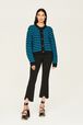 Women Big Poor Boy Striped Cardigan Striped black/pruss.blue details view 4