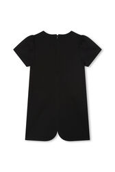 Milano Girl Short Sleeves Dress Black back view