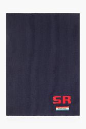 Echarpe SR Raye noir/bleu vue de dos