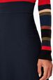 Milano Knit Mid-Length Skirt Black details view 2