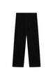 Pantalon jogging fille velours Noir vue de dos