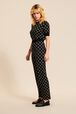 Women Jacquard Pants Black details view 1