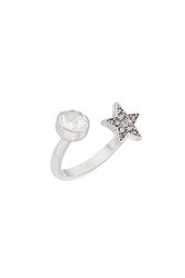 Ring Starlight Rhodium front view