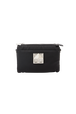 Le Copain nylon mini bag Black front view