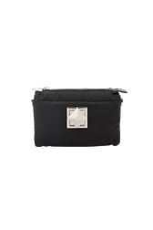 Le Copain nylon mini bag Black front view