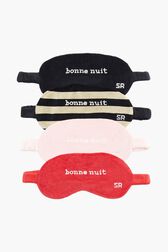 Masque de nuit velours femme Rose vue de détail 2