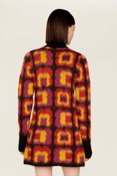 Robe courte col roulé Mai 68 femme Multico crea vue portée de dos