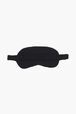 Women Velvet Night Mask Black back view