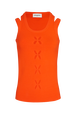 Débardeur maille femme Corail vue de face