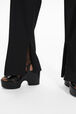 Pantalon droit de tailoring femme Noir vue de détail 2