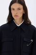 Reversable cape Navy details view 2