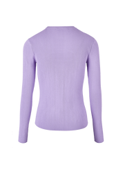 Top goutte uni femme Lilas vue de dos